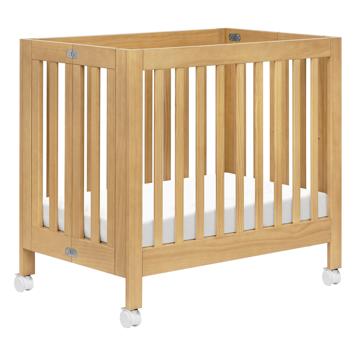 Origami Mini Crib in Honey