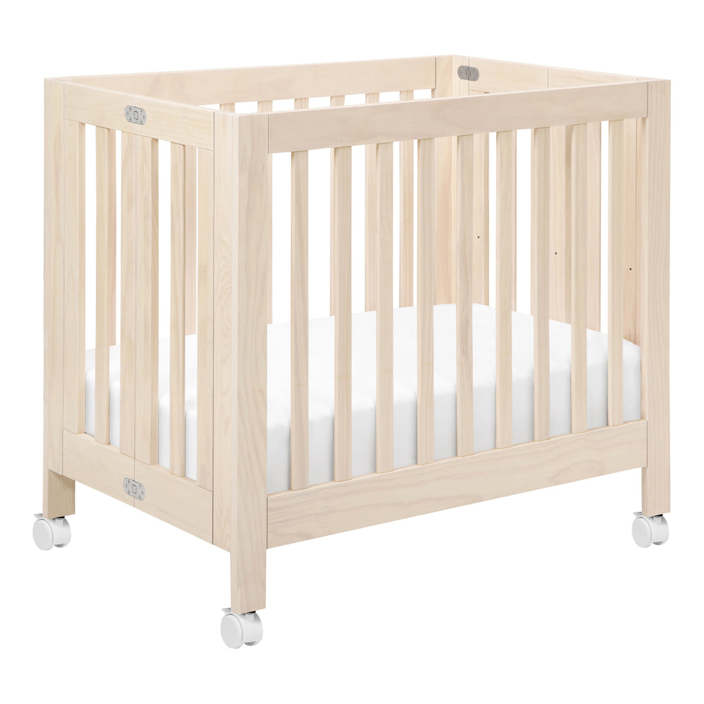Origami Mini Crib in Washed Natural