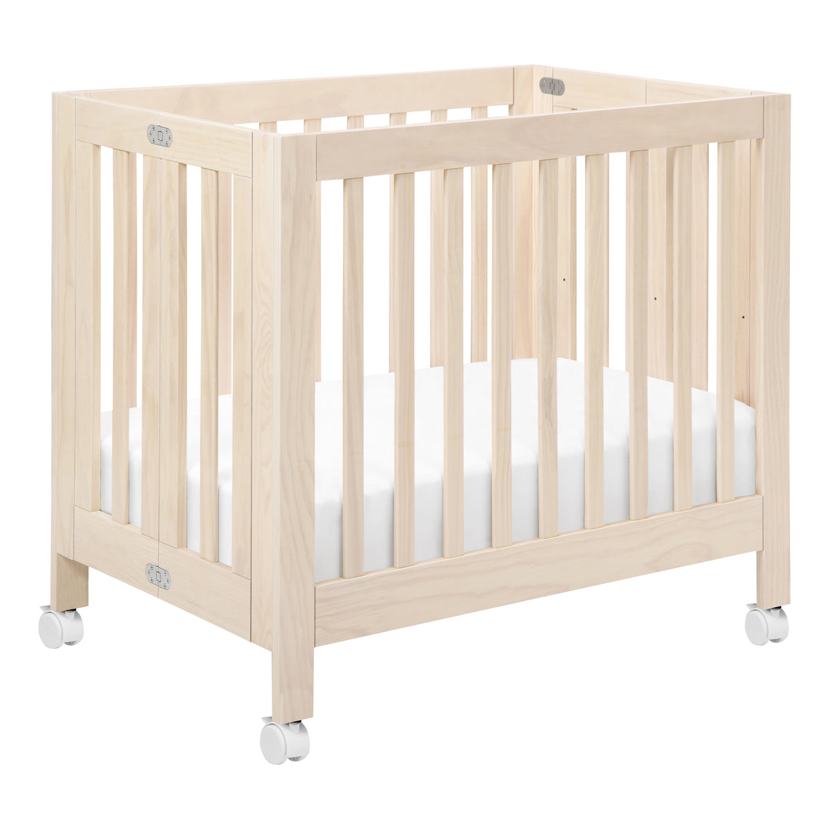 Origami Mini Crib in Washed Natural