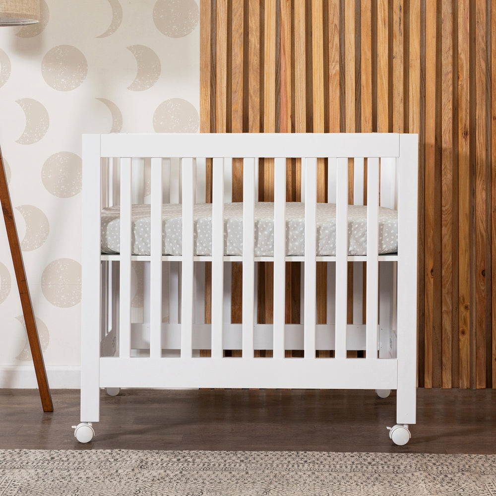 Origami Mini Crib in White