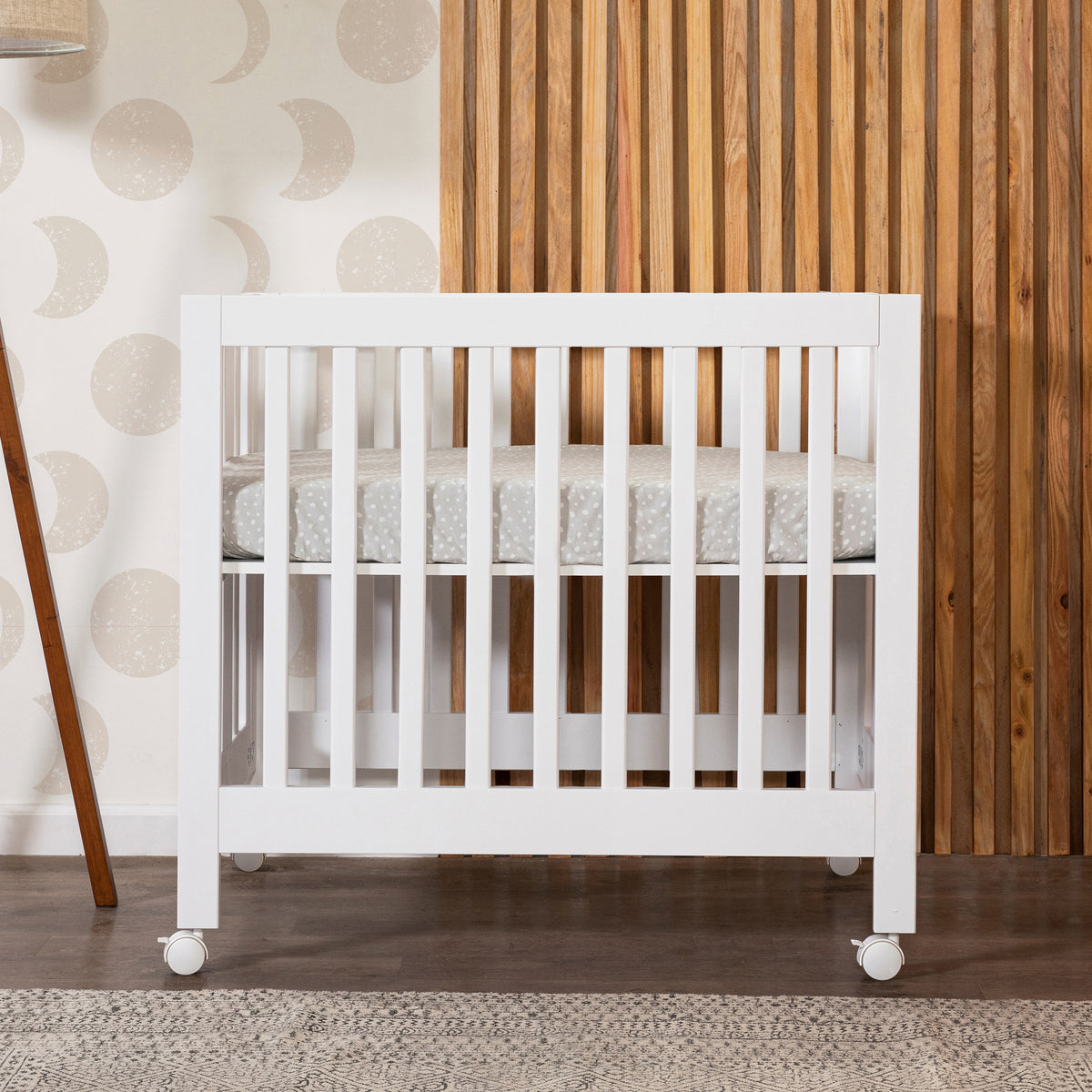 Origami Mini Crib in White