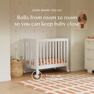 Origami Mini Crib in White