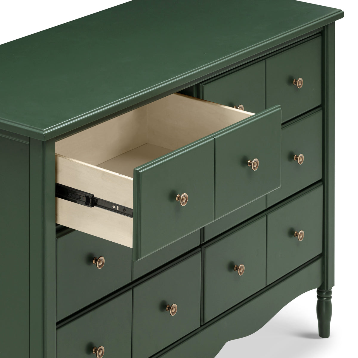 Liberty 6-Drawer Assembled Dresser in Forest Green
