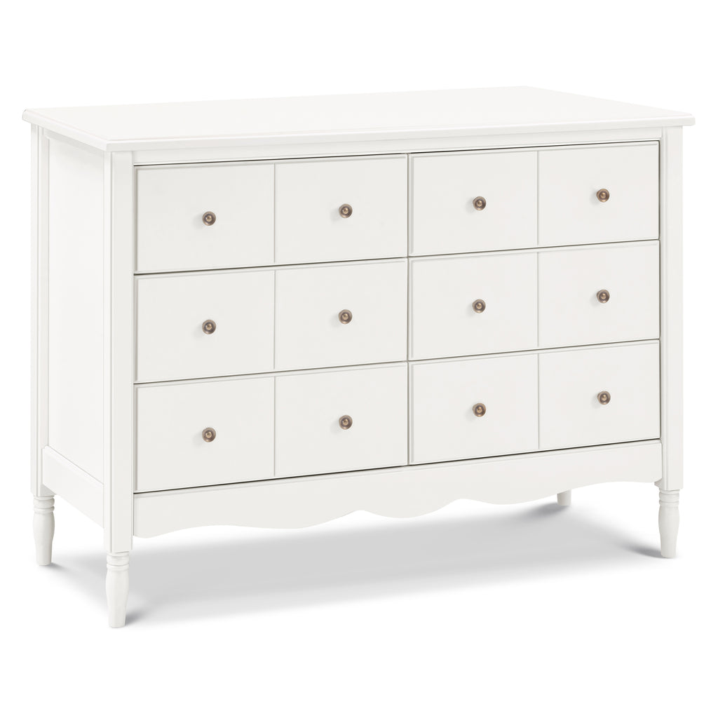 Liberty 6-Drawer Assembled Dresser in Warm White
