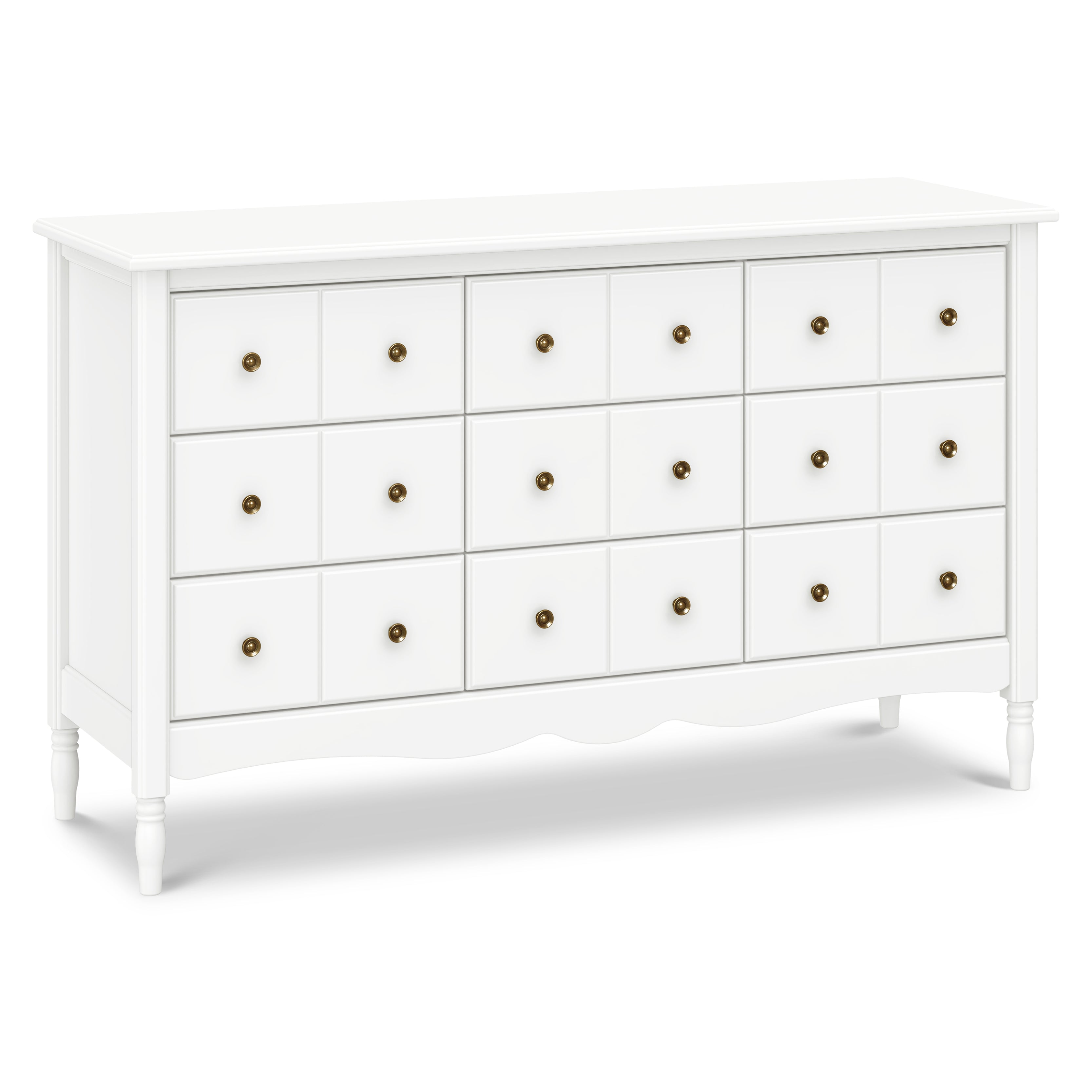 Liberty 9-Drawer Assembled Dresser in Warm White