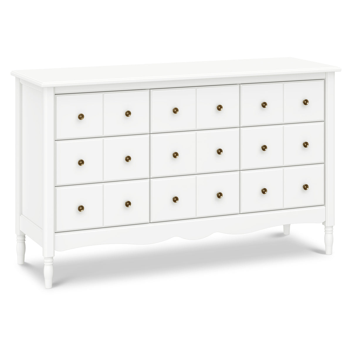 Liberty 9-Drawer Assembled Dresser in Warm White