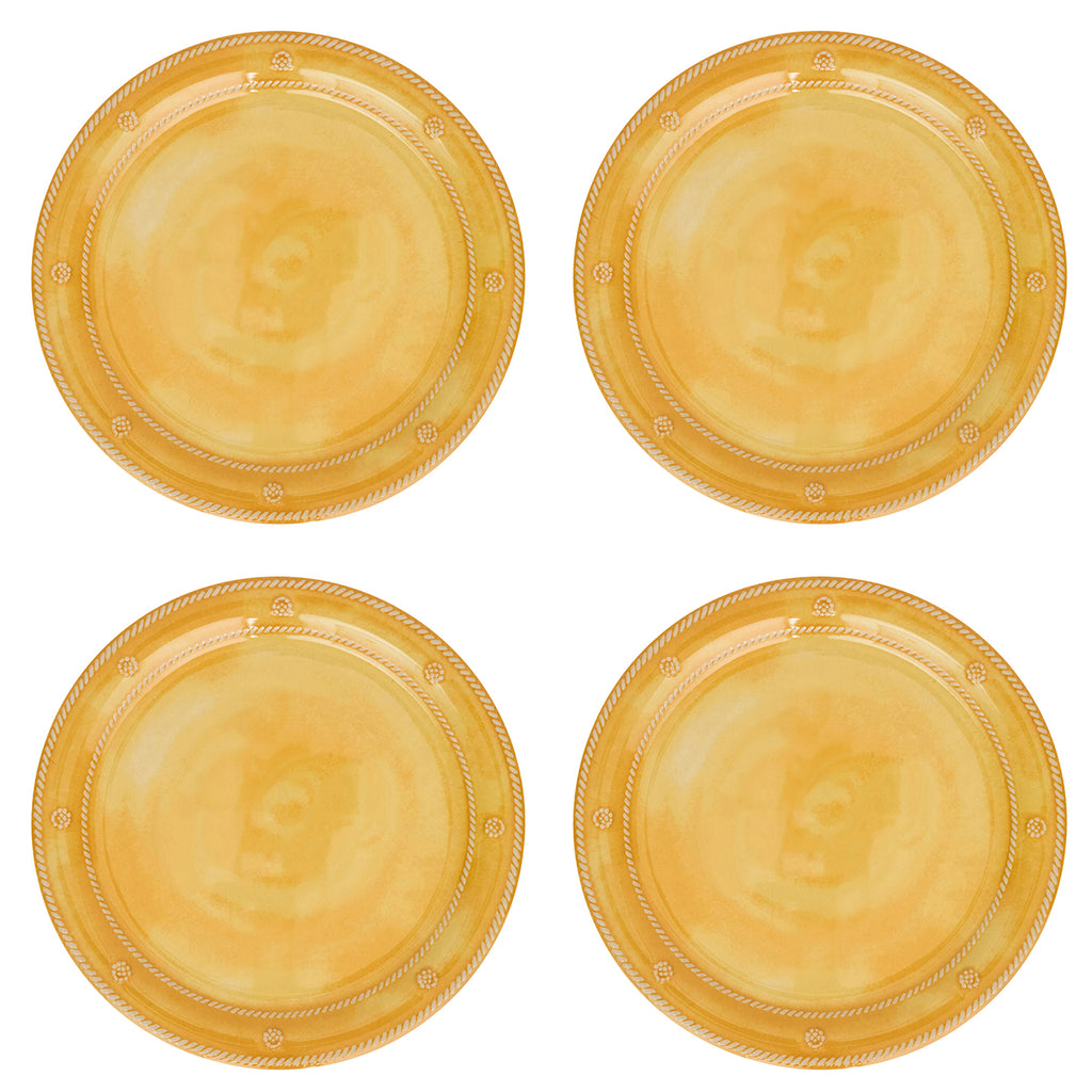 Berry & Thread Melamine Dinner Plate in Sunshine, Set of 4