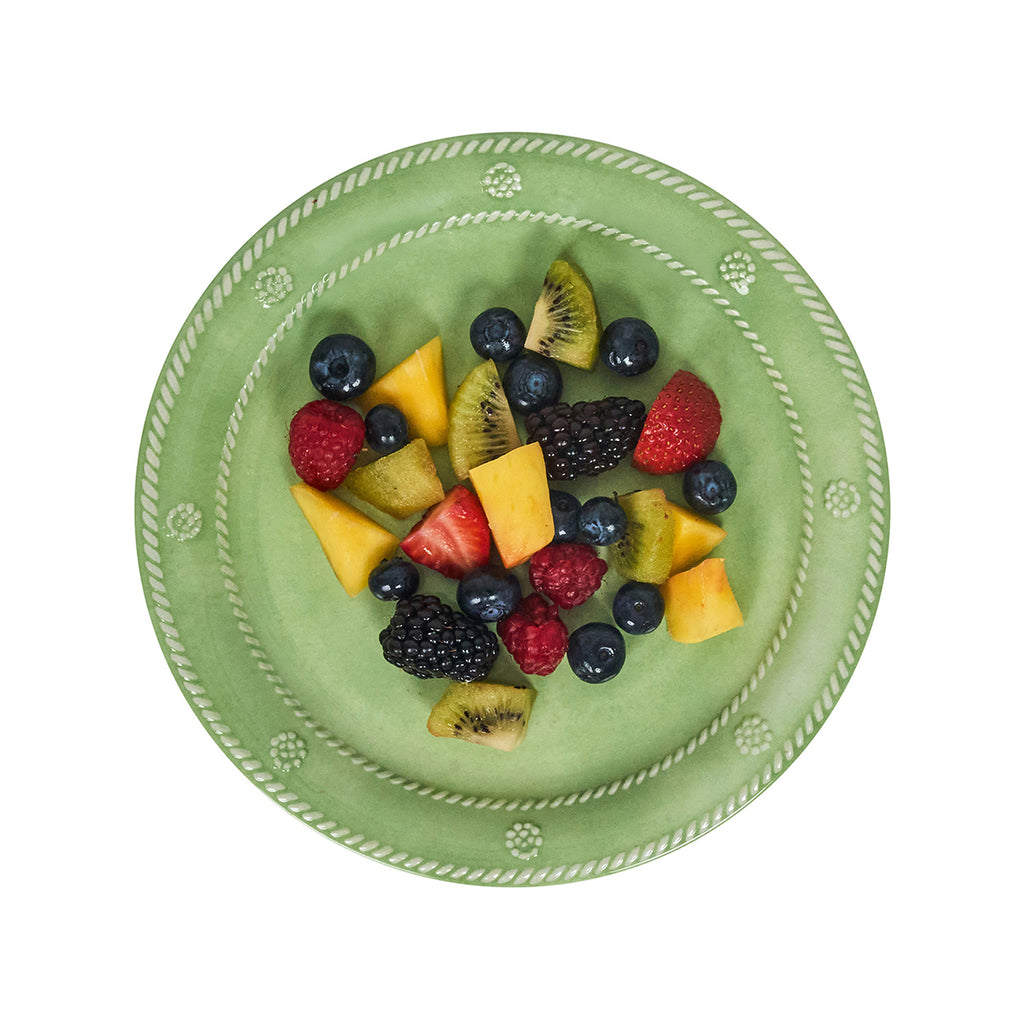 Berry & Thread Melamine Dessert/Salad Plate in Seagrass, Set of 4