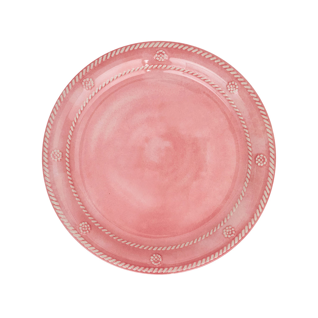 Berry & Thread Melamine Dessert/Salad Plate in Coral, Set of 4