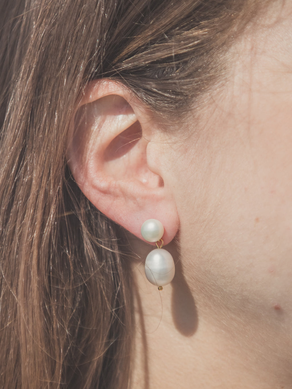 Madeline Earrings in White