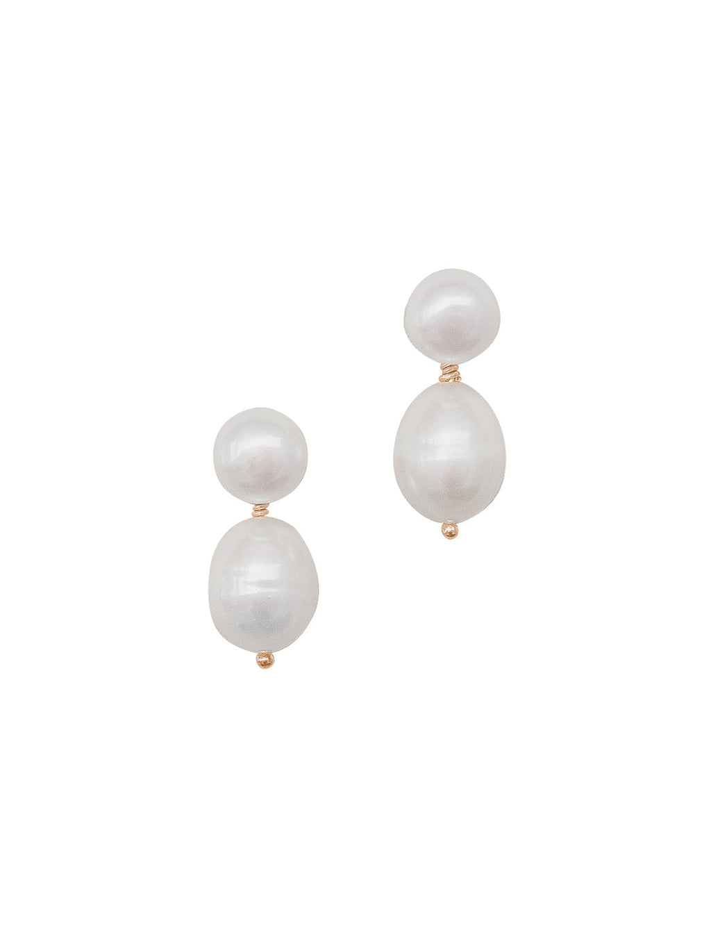 Madeline Earrings in White