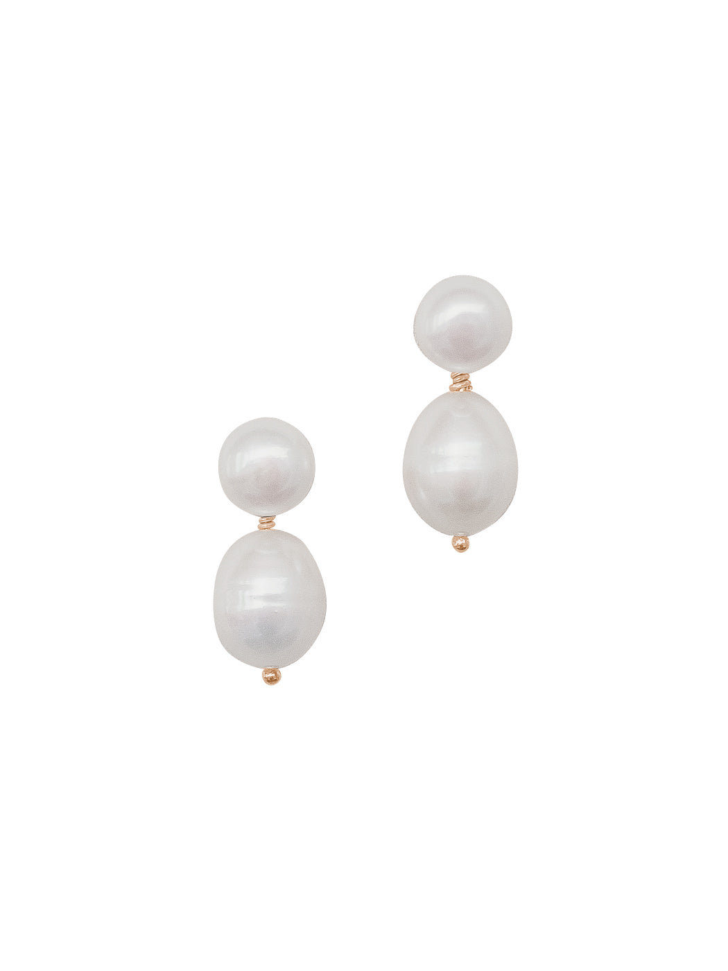 Madeline Earrings in White