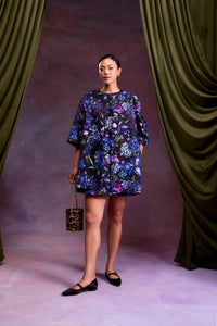 Audrey Coat in Astor Garden Brocade