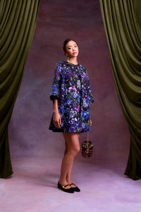 Audrey Coat in Astor Garden Brocade
