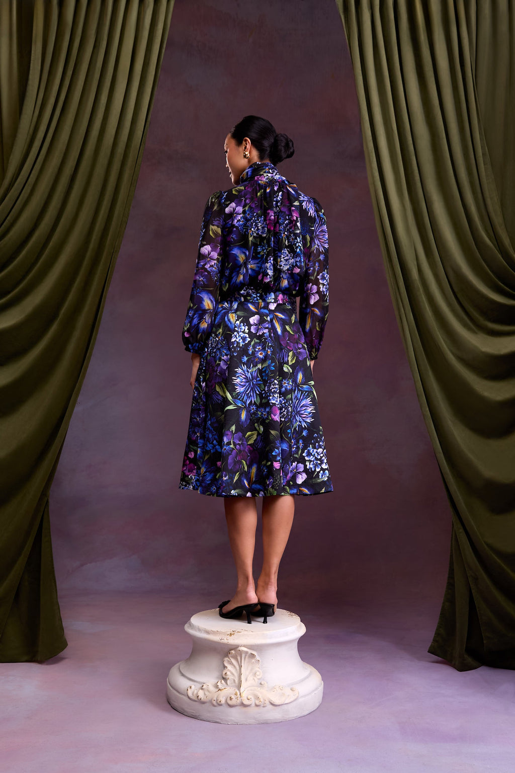 Sylvie Top in Astor Garden Silk