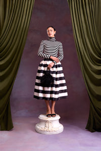 Ava Skirt in Highline Stripe