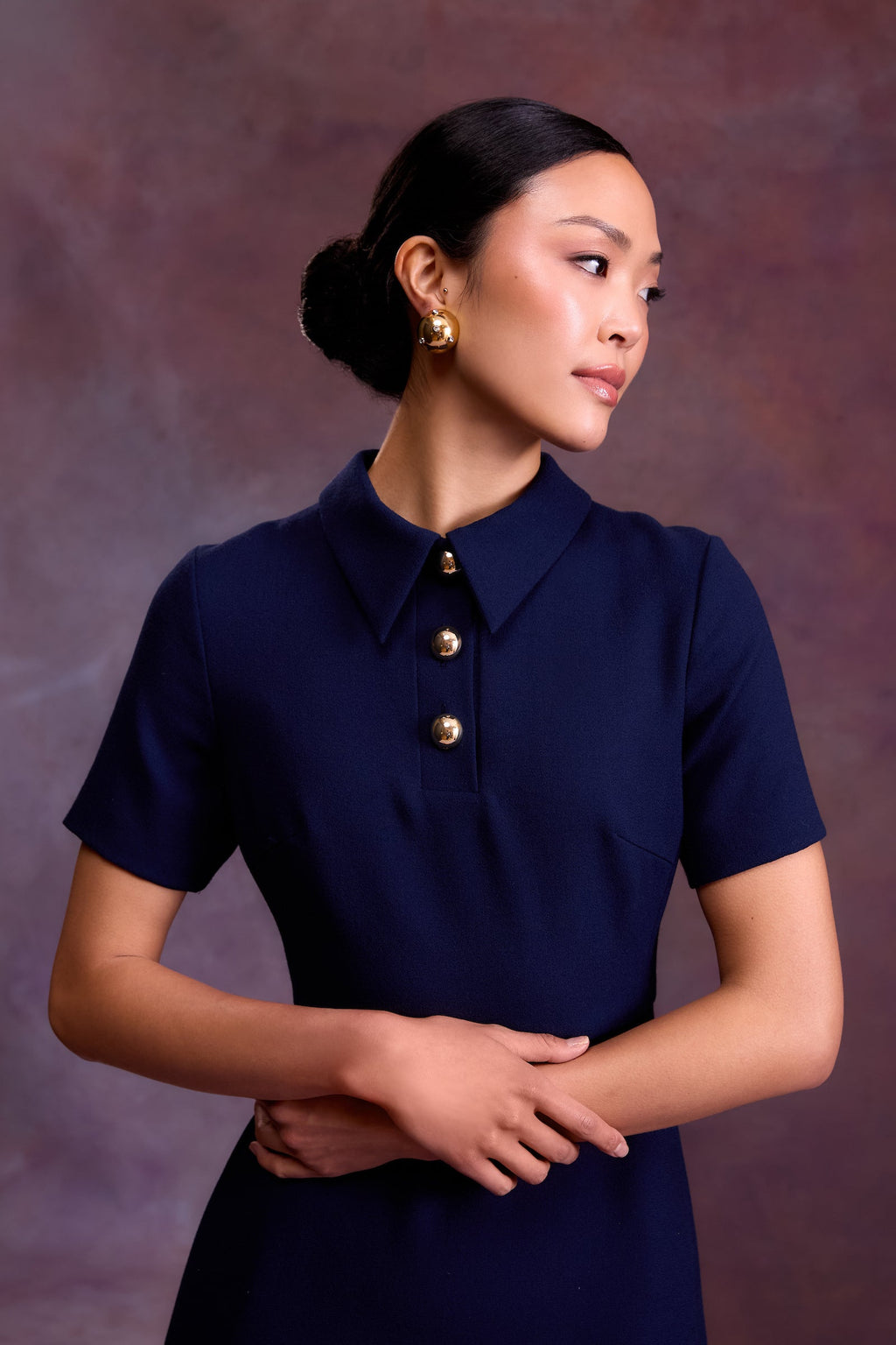 Erin Dress in Cadet Navy