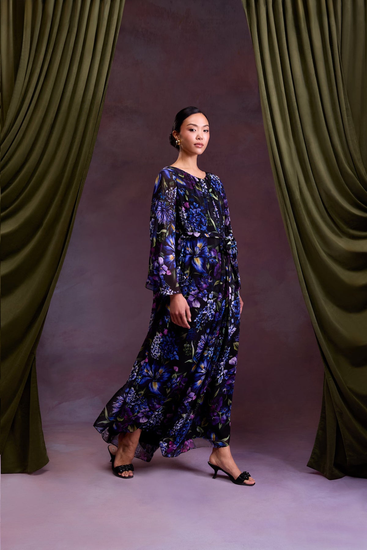 Bridget Gown in Astor Garden Silk