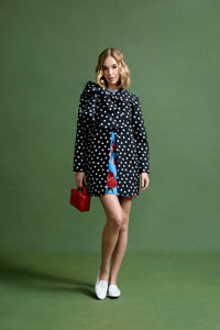 Phoebe Coat in Dancing Dot