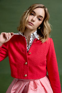 Cecilia Jacket in Cotton Linen Bouclé