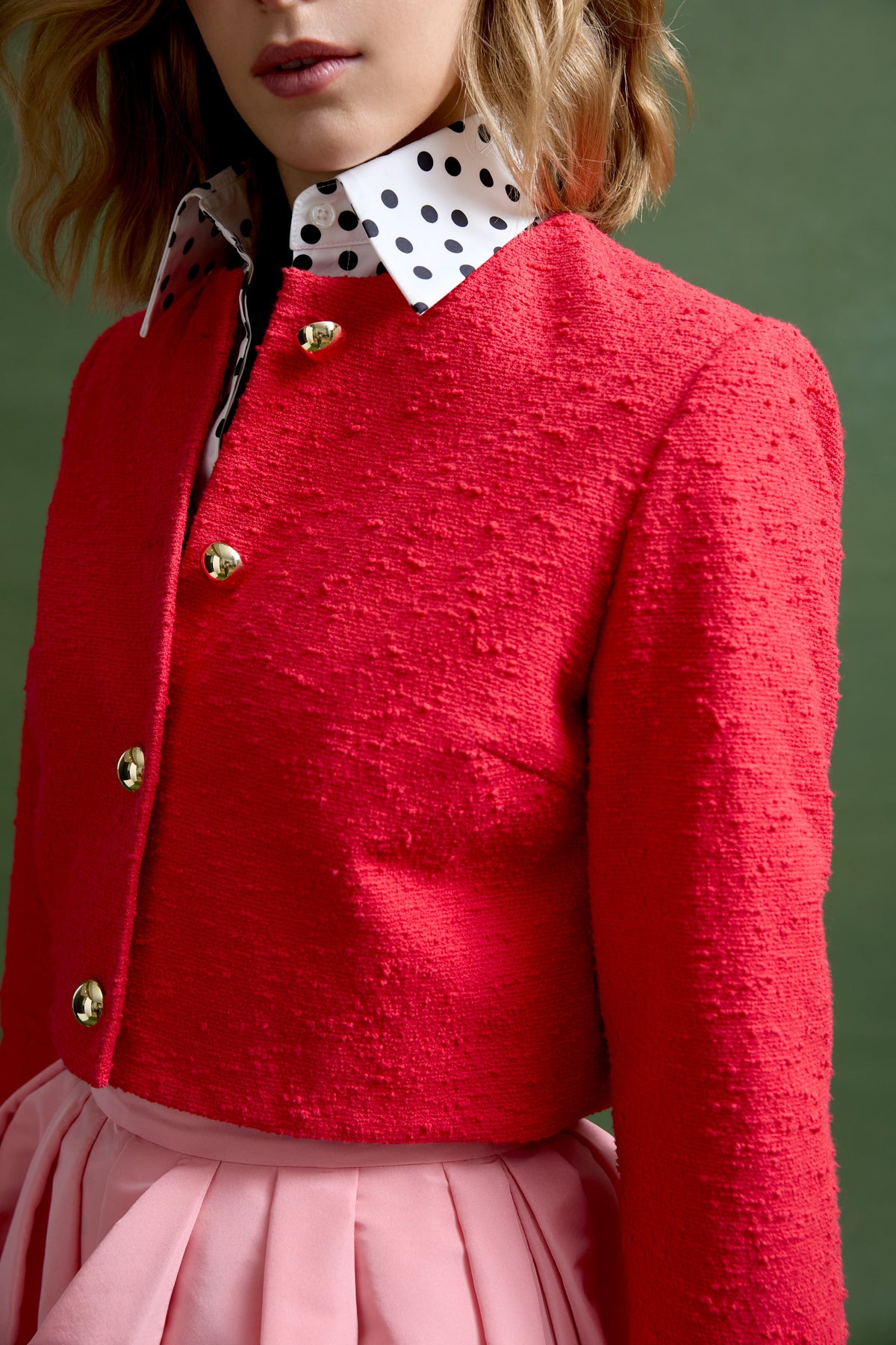 Cecilia Jacket in Cotton Linen Bouclé