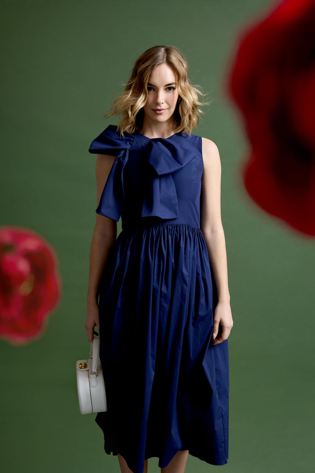 Gracie Dress in Cadet Navy