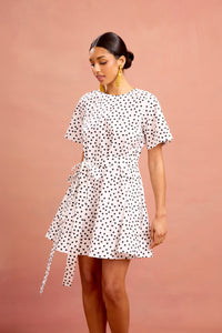 lucy dress in mini dancing dot
