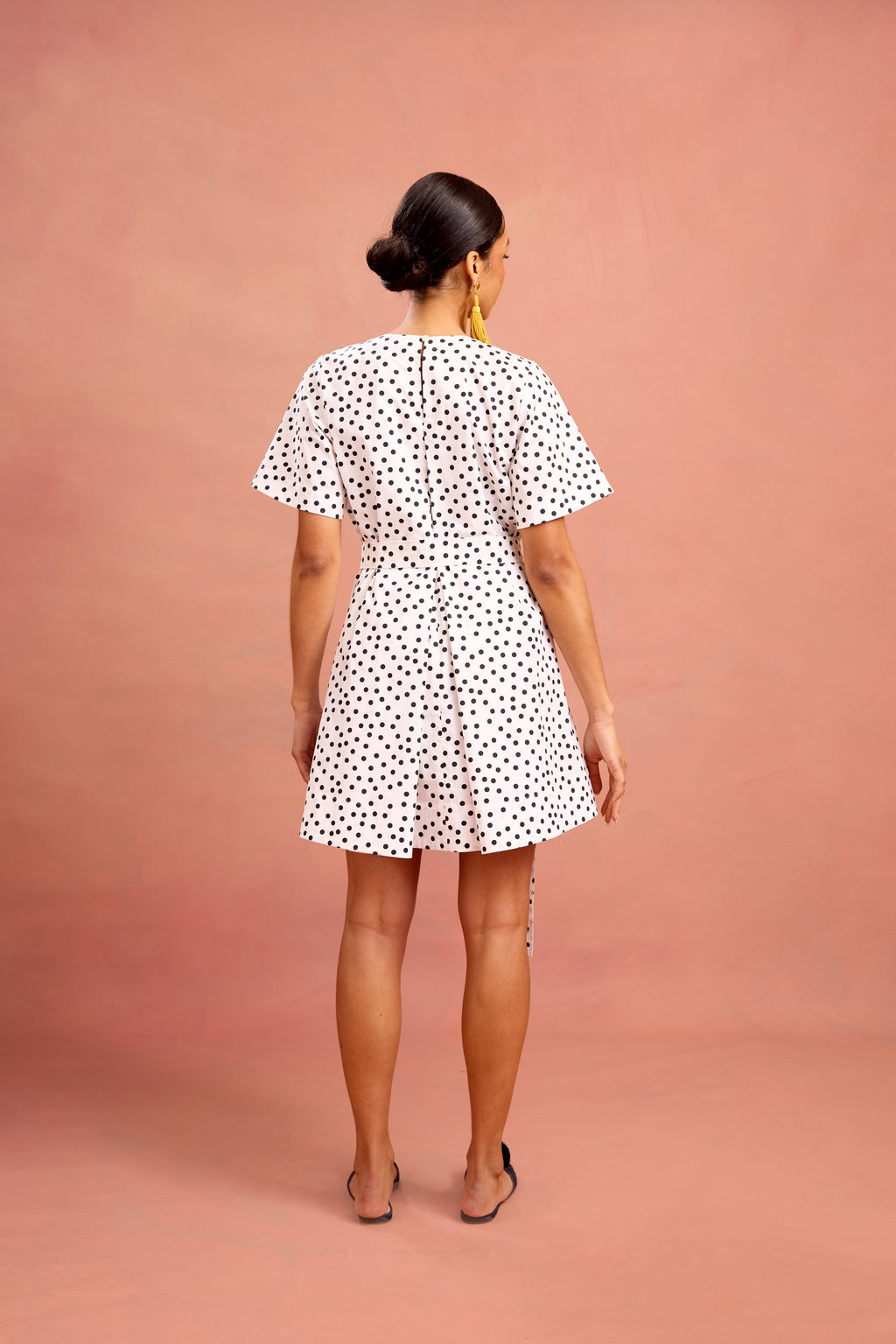 lucy dress in mini dancing dot