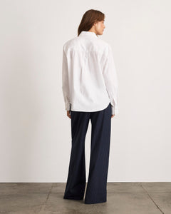 Margaux Embellished Shirt in optic White