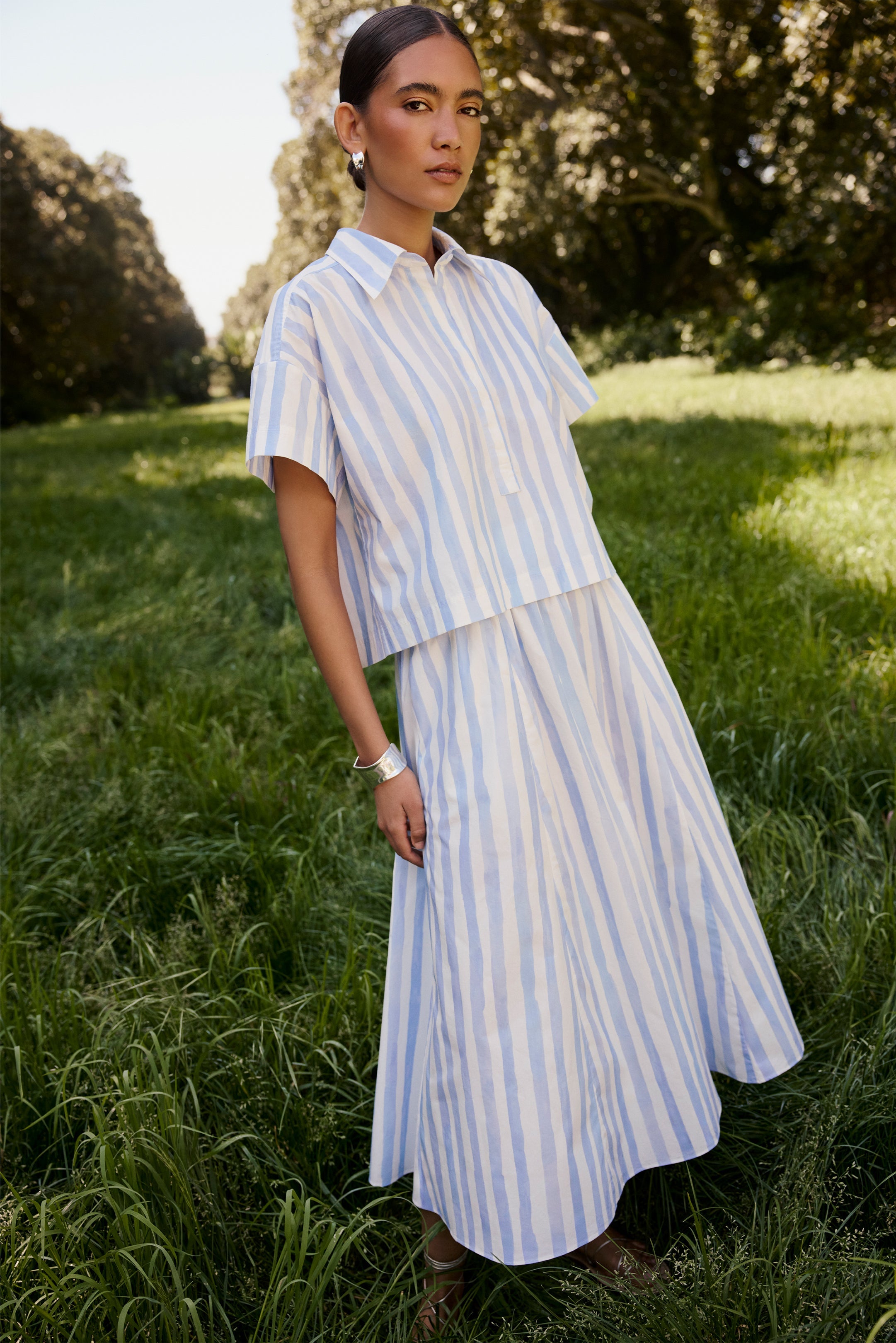 Sasha Skirt in Agua