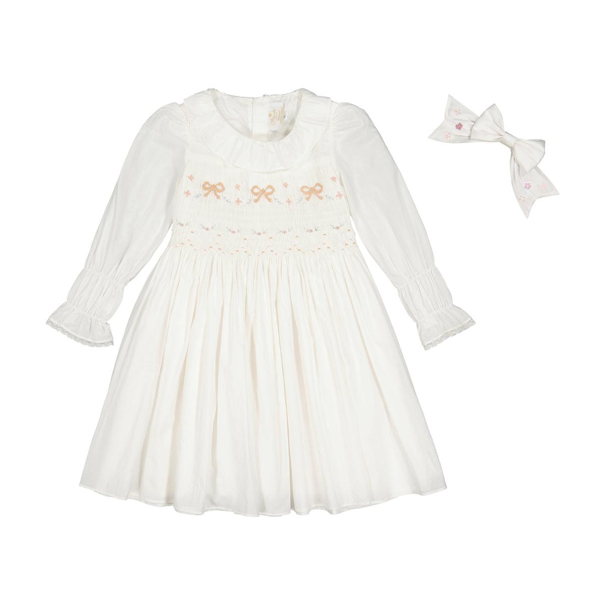 Aurelia White Hair Bow