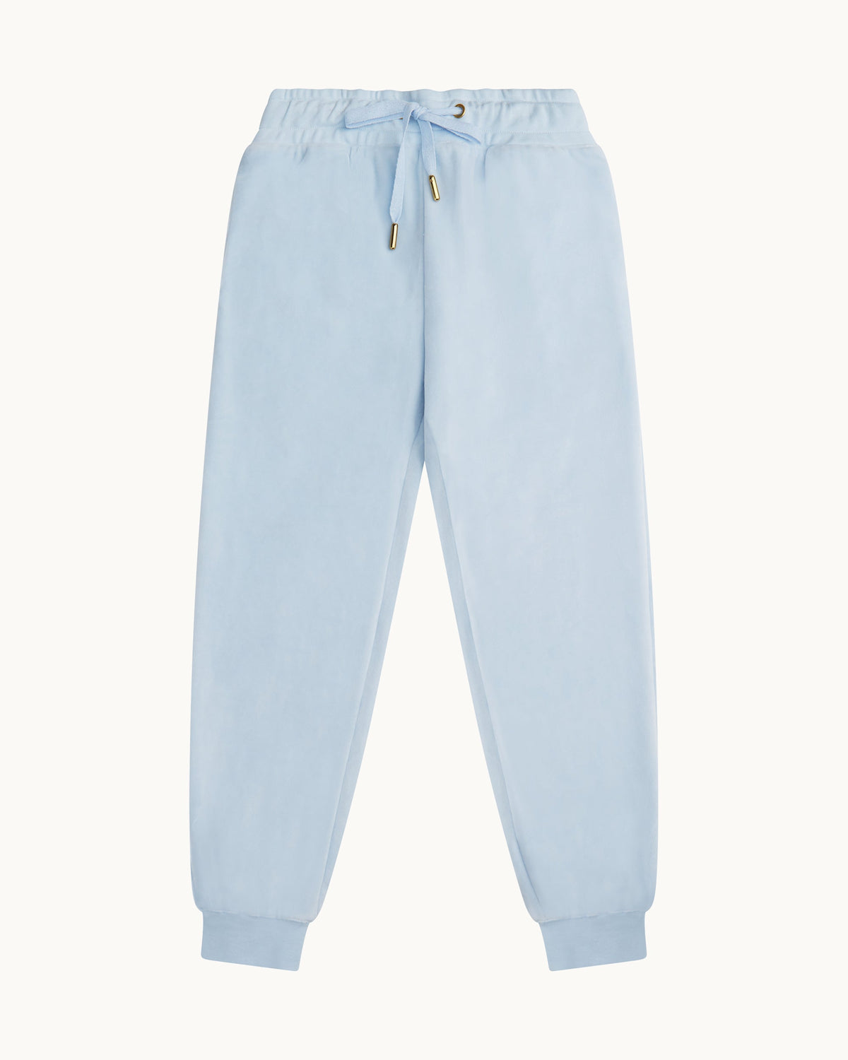 Tino Crown Velour Loungewear Set in Child Dusty Blue