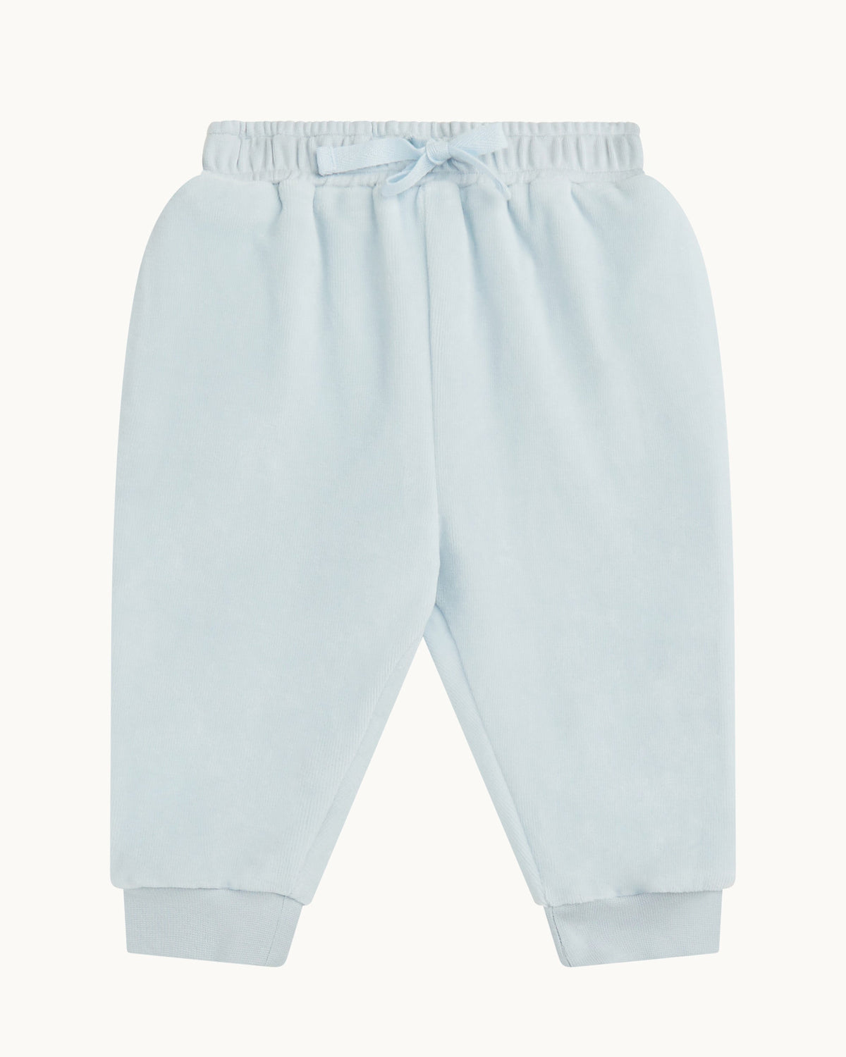 Tino Crown Velour Loungewear Set in Baby Dusty Blue