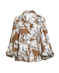 Marina Top in Acorn Multi