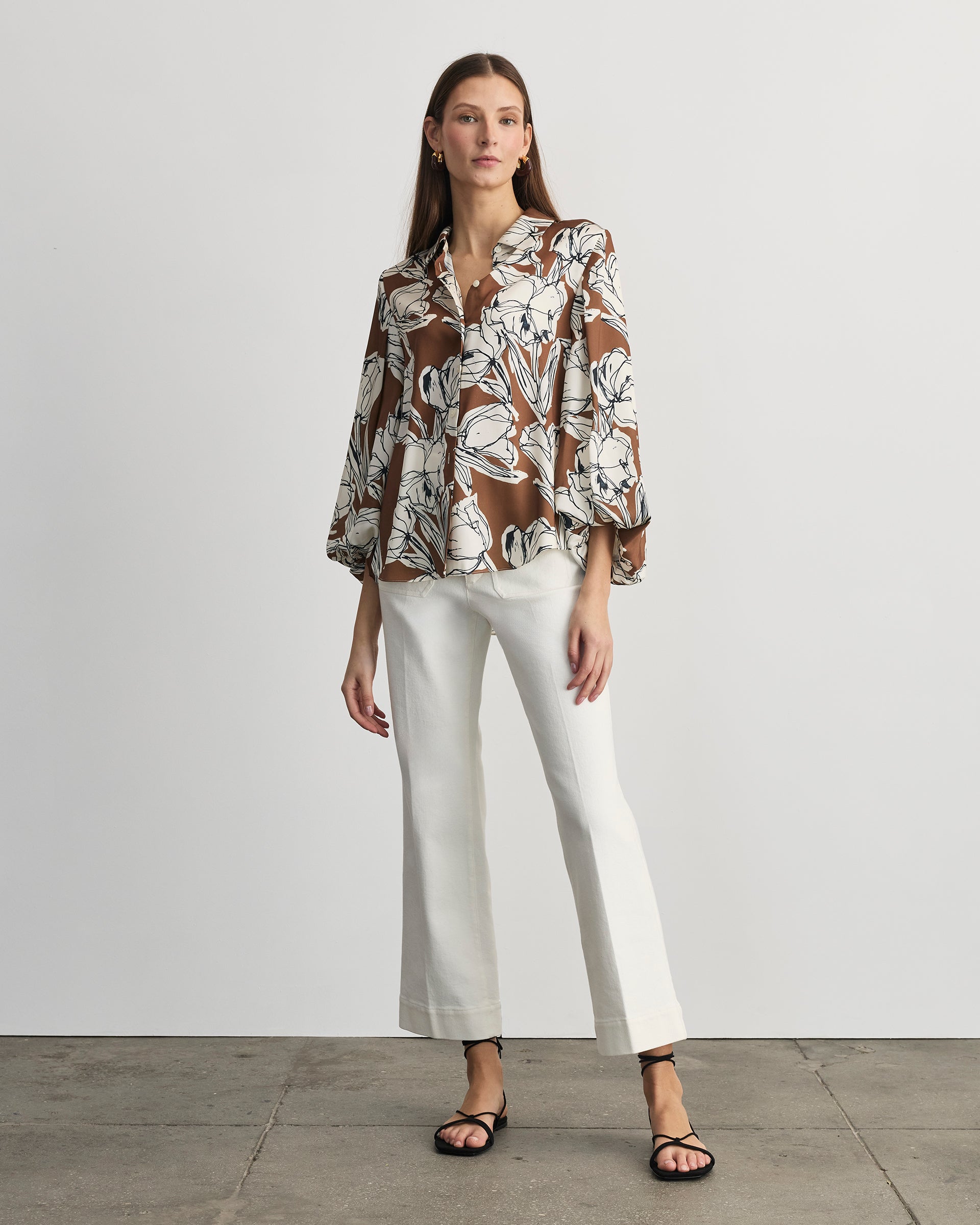 Marina Top in Acorn Multi