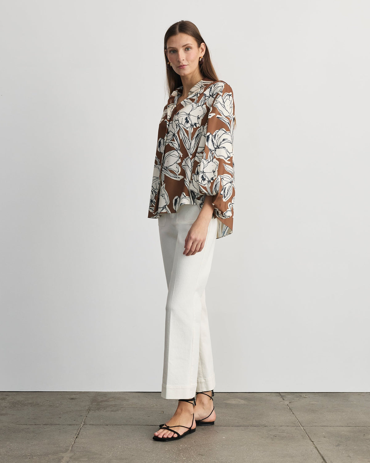 Marina Top in Acorn Multi