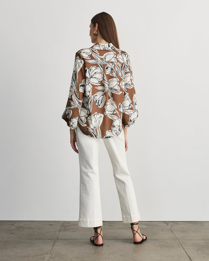 Marina Top in Acorn Multi