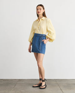 Annika Skirt in Medium Indigo Blue