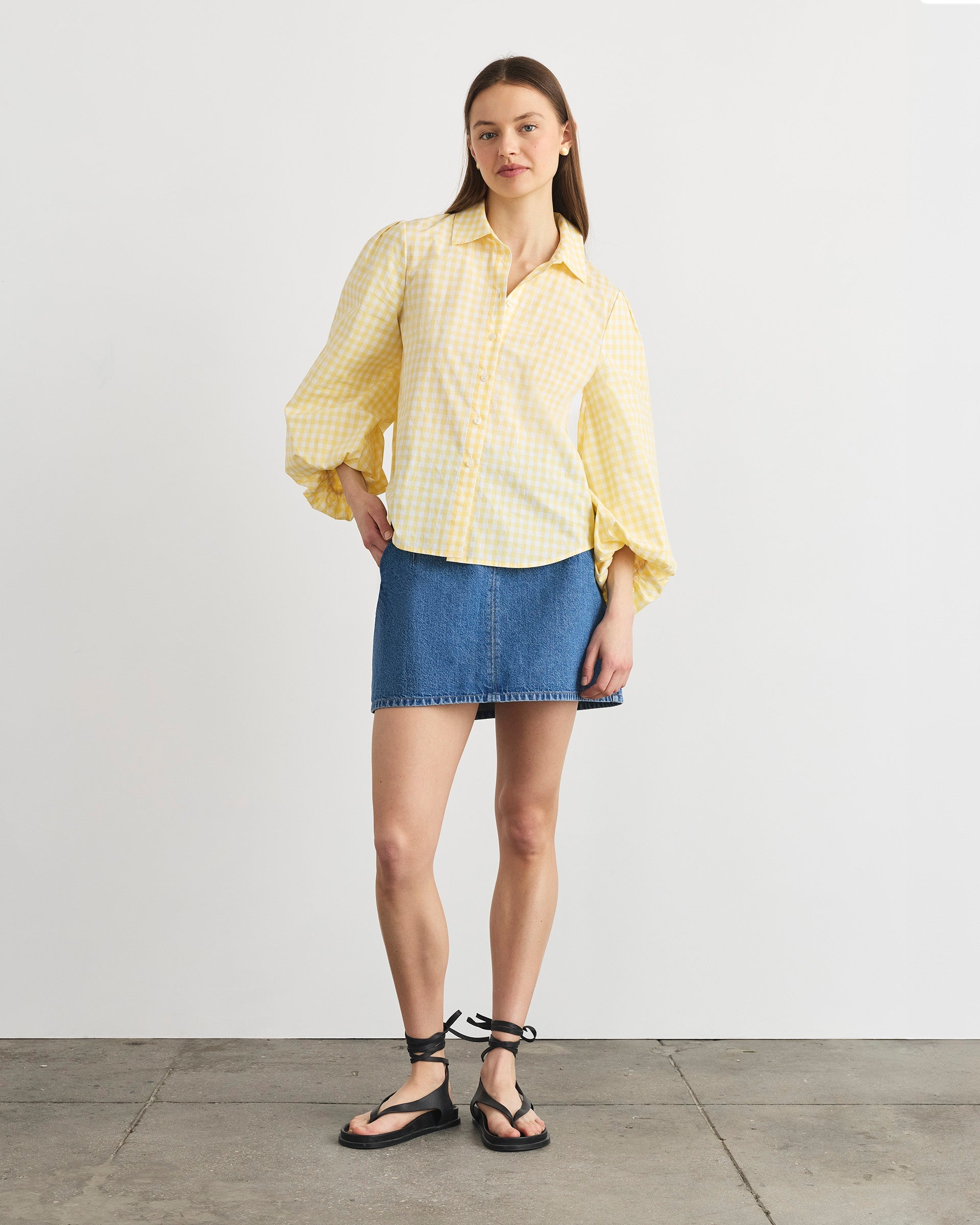 Marina Top in Lemon Meringue Multi