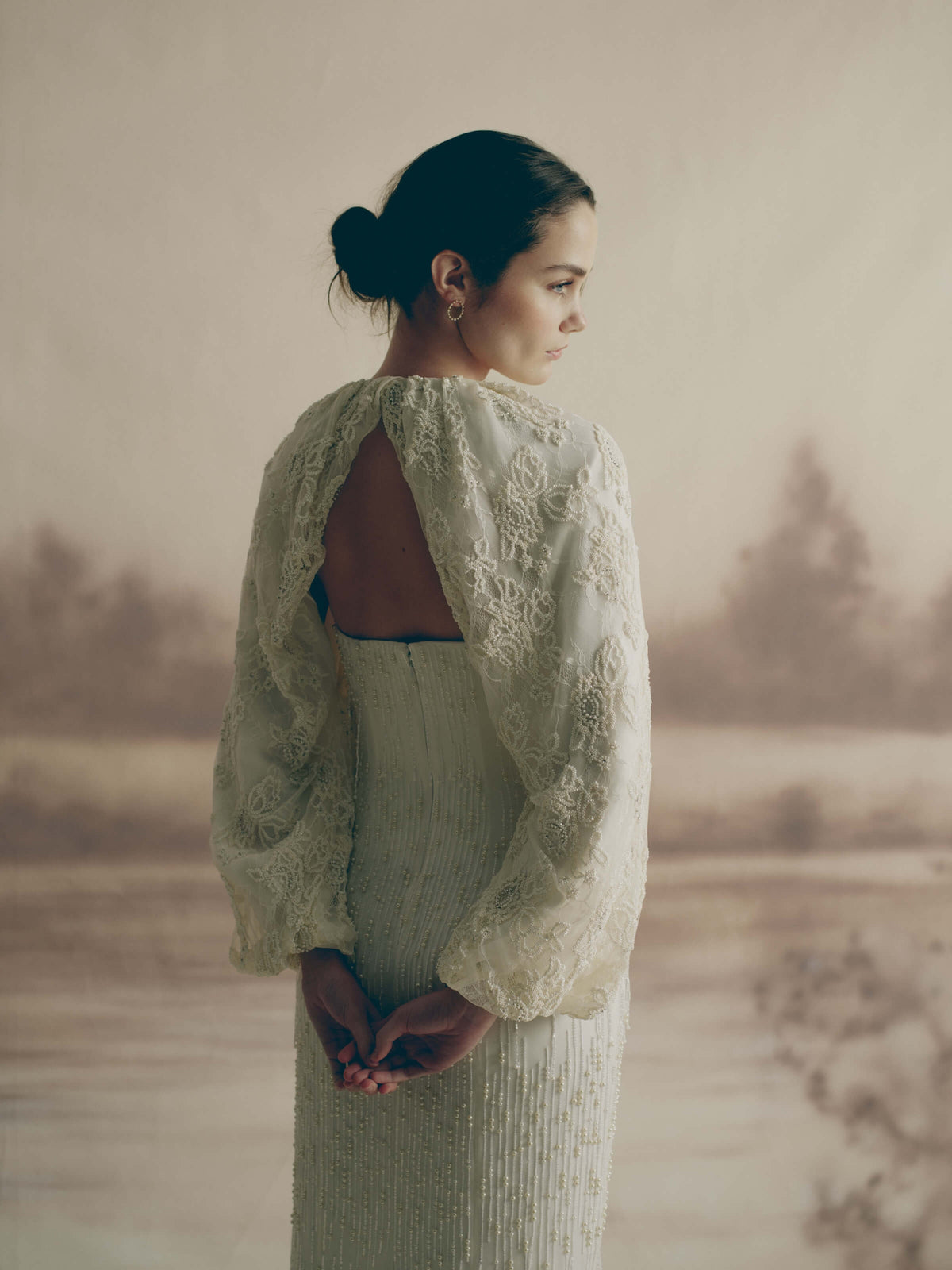 Hydrangea Beaded Lace Jacket