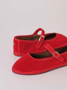 Mary Jane Flat in Red