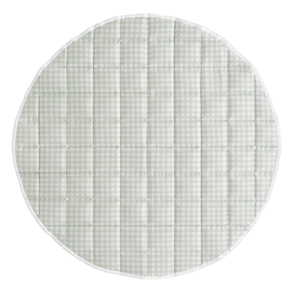 Picnic Gingham Play Mat in Green