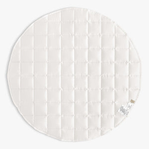 Dreaming of Paradise Play Mat backside in solid Ivory