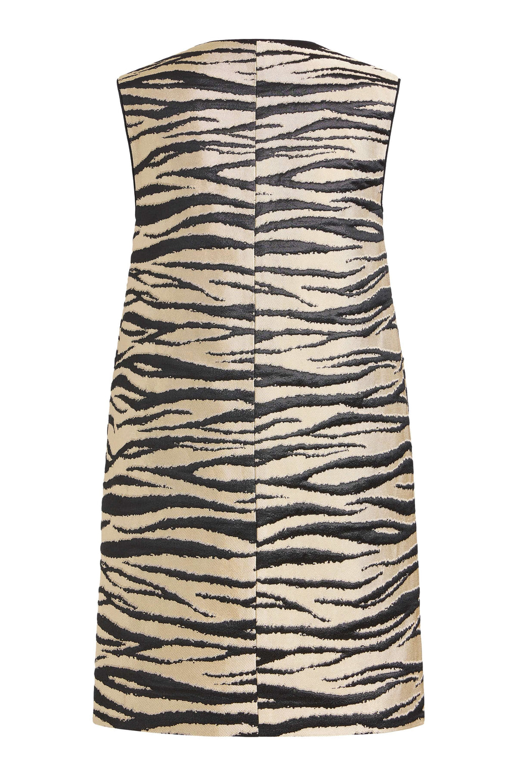 Pearsei Zebra-Striped Mini Dress
