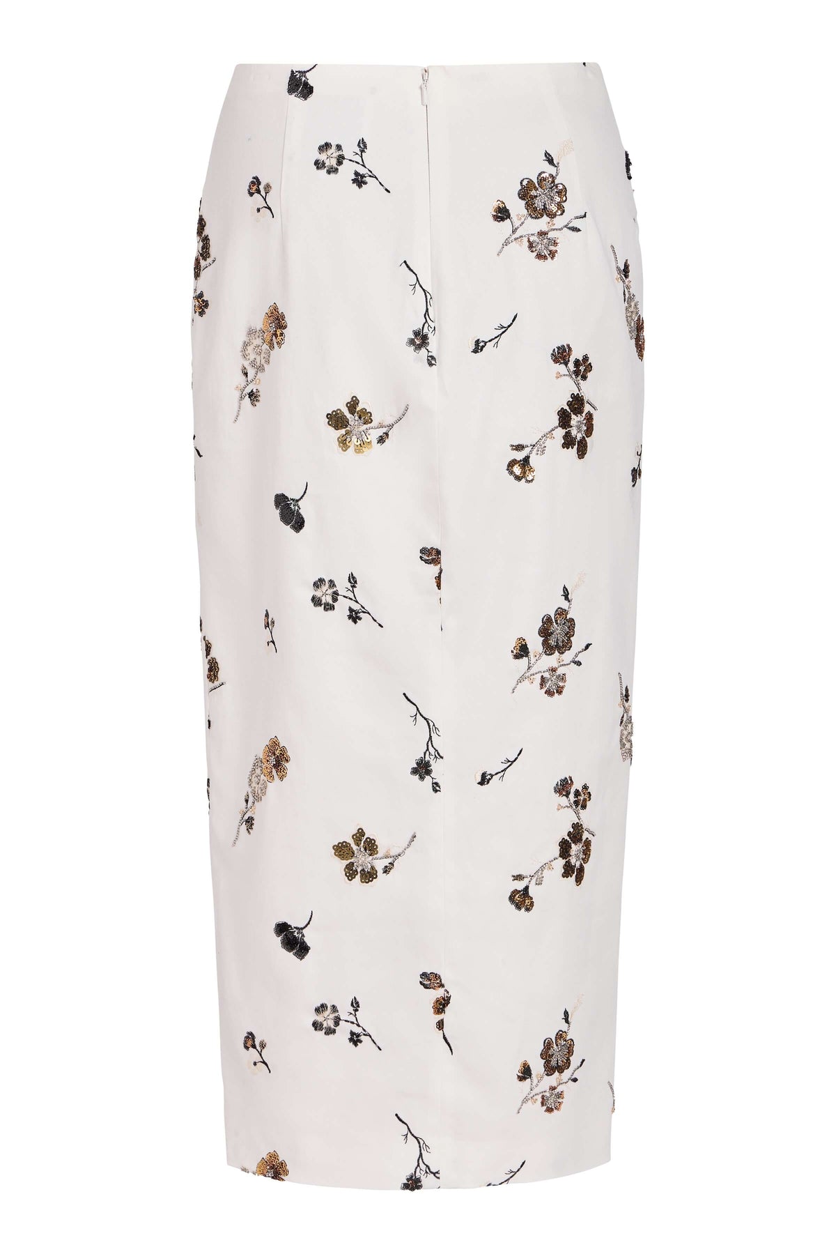 Savannah Sequined Cotton Wrap Skirt