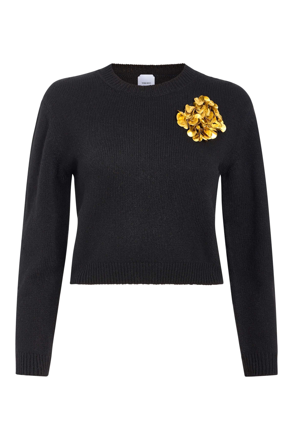 Romy Sequin Embellished Sweater