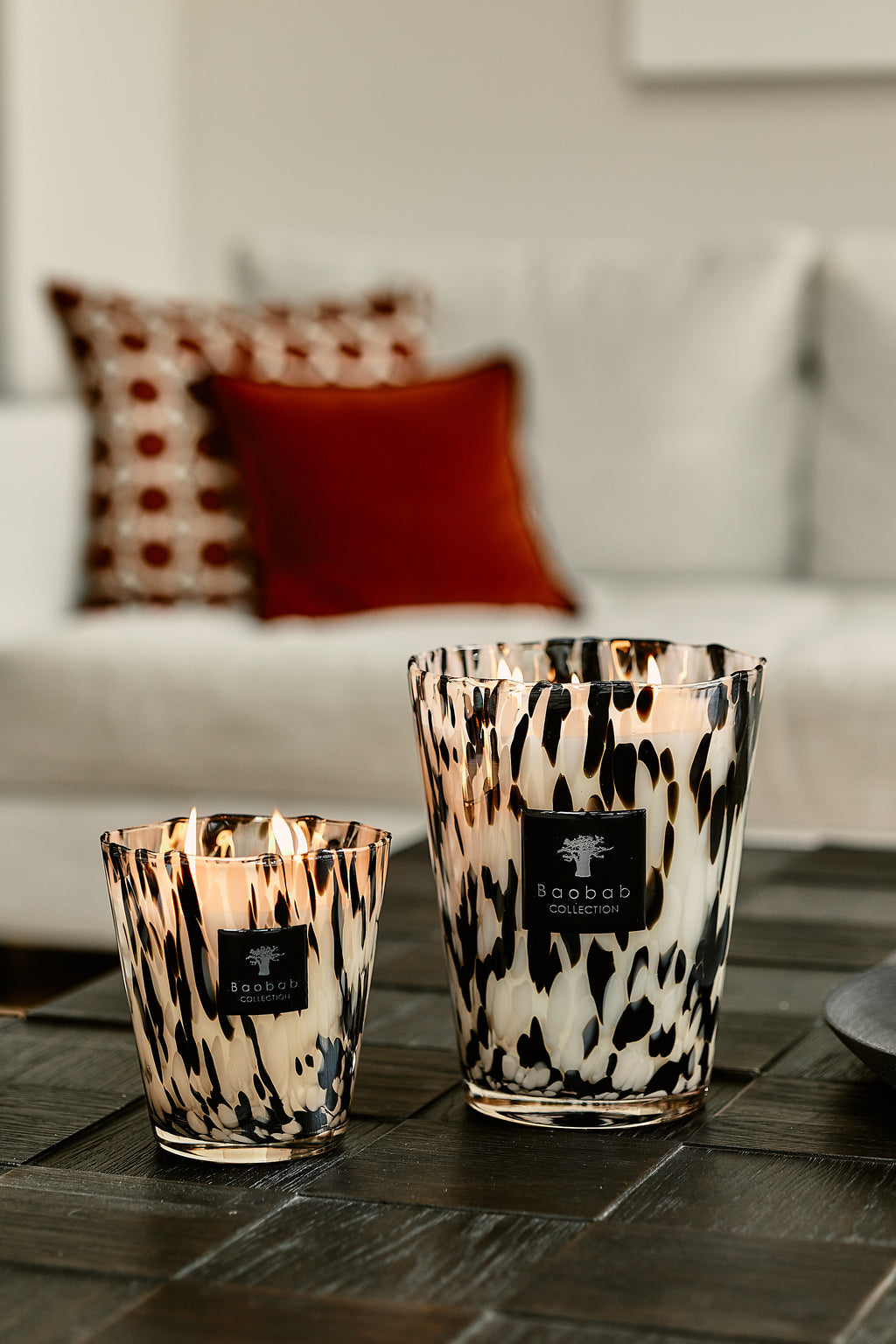 Candle Max 10 Pearls Black