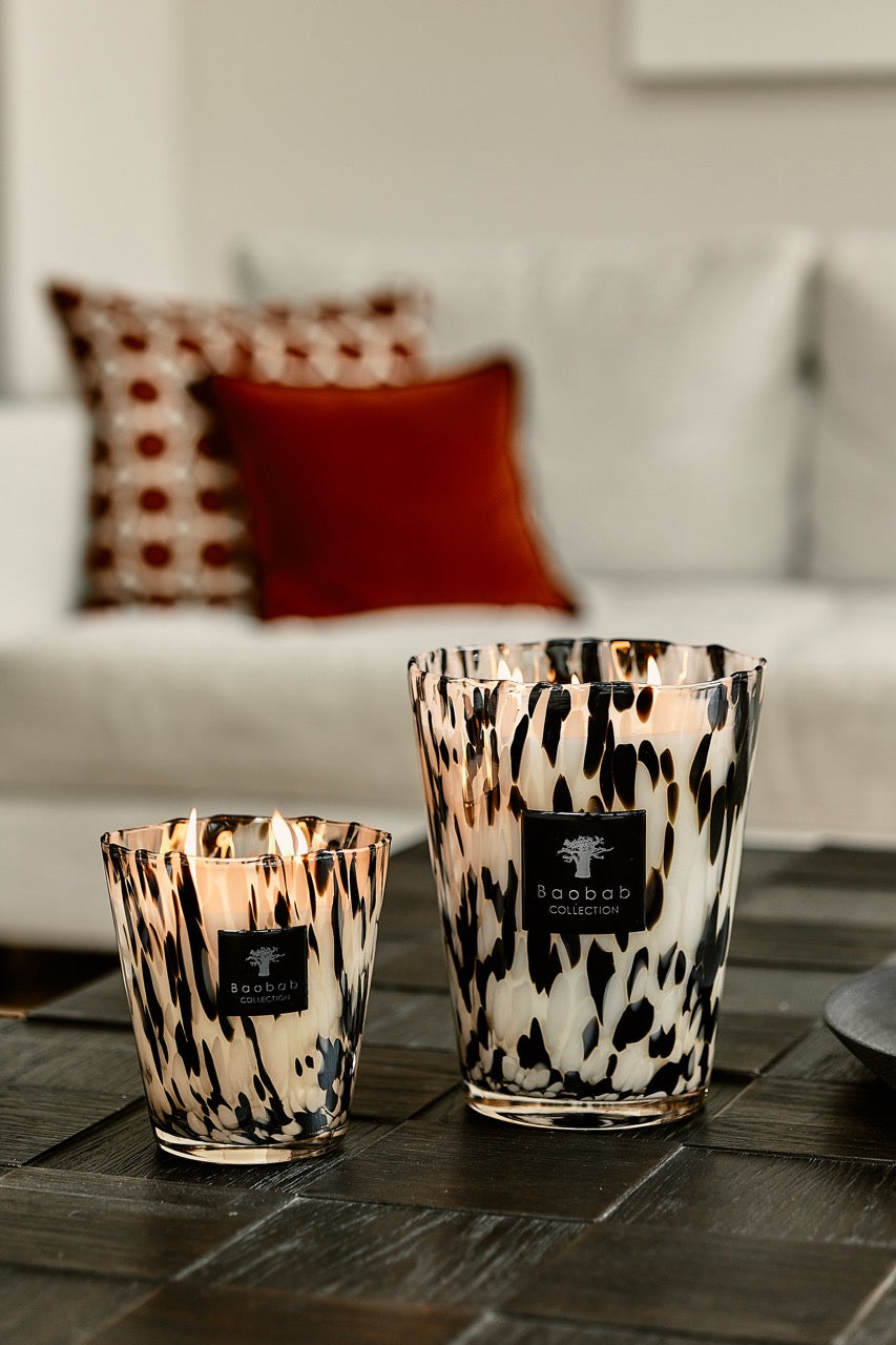Candle Max 24 Pearls Black