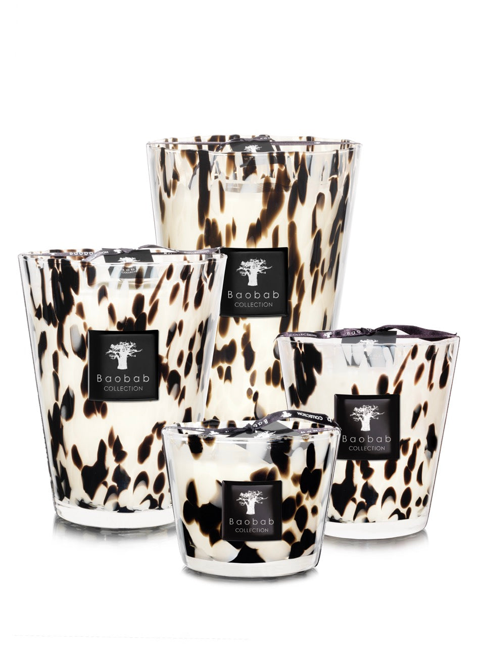 Candle Max 24 Pearls Black