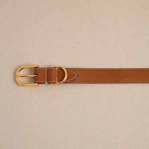 Pet Collar 30 in Vacchetta Luggage